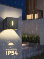 brightower LED Außenwandleuchte mit Bewegungsmelder & einstellbarem Abstrahlwinkel – IP54 – Bild 7