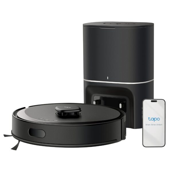 Tapo RV30 Max Plus Saugroboter mit Wischfunktion – 5300Pa Saugkraft & automatischer Absaugstation
