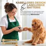 GLOBAL TECH Leise Hundeschermaschine – Professioneller Elektrotrimmer für Hunde & Katzen – Bild 3