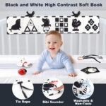 Joyreal Schwarz-Weiss Spielzeug Set 13tlg. – Sensorisches Baby Spielzeug 0-6 Monate – Bild 5