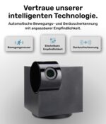 PET.TEC Cam 360° Haustierkamera – Full HD mit Bewegungserkennung & App ohne Abo – Bild 5