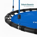 Relaxdays Nestschaukel Ø 80 cm – Hängeschaukel bis 100 kg für Garten & Innenbereich – Bild 5