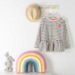 Laleni Kinderkleiderbügel 50er Set mit Samtbezug – Rutschfest & 360° drehbar für Babys – Bild 3