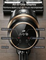 OXVAC Akku Staubsauger 58KPa & 70Min Laufzeit – Kabellos mit Smart Display & Wandladestation – Bild 7