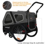 Doggyhut S-Line XL Hundeanhänger 2in1 – Federgefederter Hundebuggy bis 45 kg – Bild 4