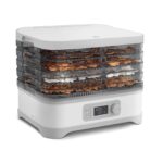 Springlane Dörrautomat Dora Edelstahl – Dehydrator für Obst, Fleisch & Kräuter mit 5 Ebenen