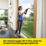 KÄRCHER Akku-Fenstersauger WV 6 Plus – 100 Min Laufzeit mit Sprühflasche & Zubehör – Bild 2