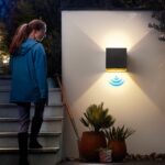 KwatTsz LED-Wandleuchte mit Bewegungsmelder & 6000mAh Akku – 2er Set Schwarz – Bild 7