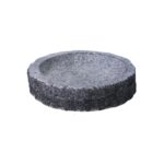 mgc24 Vogeltränke Granit rund S Ø 27,6 cm – Wetterfeste Vogelbad-Schale für Garten & Balkon