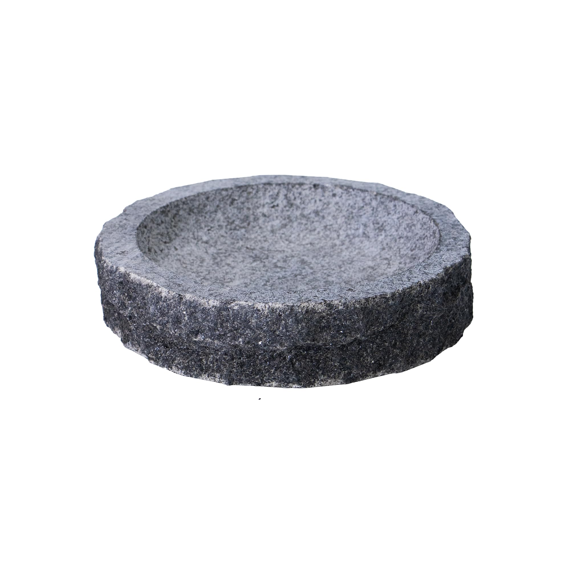 mgc24 Vogeltränke Granit rund S Ø 27,6 cm – Wetterfeste Vogelbad-Schale für Garten & Balkon