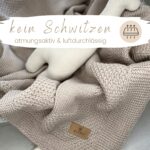 DIKOS Babydecke 75x100 cm Bio-Baumwolle – Kuscheldecke für Neugeborene mit GOTS & OEKO-TEX – Bild 5