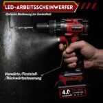 130 Nm Akku Schlagbohrschrauber 21V – Bürstenlos mit 4.0Ah Akku & Makita Kompatibilität – Bild 9