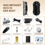 Tosima W5 Fensterputzroboter – 6400Pa adaptive Saugkraft mit intelligenter Kantenerkennung – Bild 6