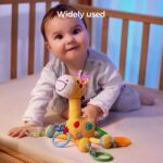TUMAMA Baby Giraffen-Rassel 35 cm – Hängendes Sensorik-Spielzeug für Kinderwagen & Krippe – Bild 5