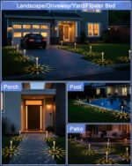 SonPen LED Solarleuchten 6er Set – IP65 Warmweiß Gartenleuchten für Outdoor – Bild 6