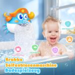 iKidiki Badespielzeug Seifenblasenmaschine mit LED-Lichtern – Badespass für Kinder ab 1 Jahr – Bild 3