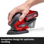 Einhell Akku-Multischleifer TE-OS 18/150 Li-Solo – 18V Schleifmaschine Power X-Change – Bild 10