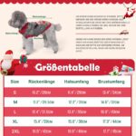 FWLWTWSS Weihnachts-Hundepullover mit Rollkragen – Warme Strickware für kleine & mittlere Hunde – Bild 2