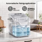 Kismile Eiswürfelmaschine – 11,8 kg/24h in 6 Min. | 2 Grössenfunktionen & Selbstreinigung – Bild 8