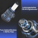 Akitas V8 3in1 Akku Staubsauger Kabellos – 22,2V Lithium für Böden & Teppiche – Bild 9