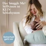 snuggle me® Stillkissen klein – Ergonomisches Halbmondkissen aus Bio-Baumwolle – Bild 7