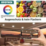KYOTECH LED Einbaustrahler 6er Set 230V 4000K – Ultra flach für Küche & Bad – Bild 7