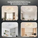 Yuanfenghua Smart LED Deckenleuchte Ø81cm – Matter & Alexa kompatibel, dimmbar – Bild 7