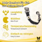 Hundefreund Ruckdämpfer 30 cm – Leinenverlängerung mit Zugdämpfung für entspanntes Gehen – Bild 4