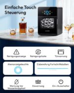 EUHOMY Kugeleis-Maschine 108 Stück/Tag – Kristallklares Eis für Whiskey & Cocktails – Bild 8