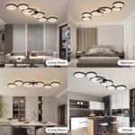 Liyabber LED Deckenleuchte 113cm Dimmbar – Smart-Steuerung für Wohnzimmer & Schlafzimmer – Bild 4