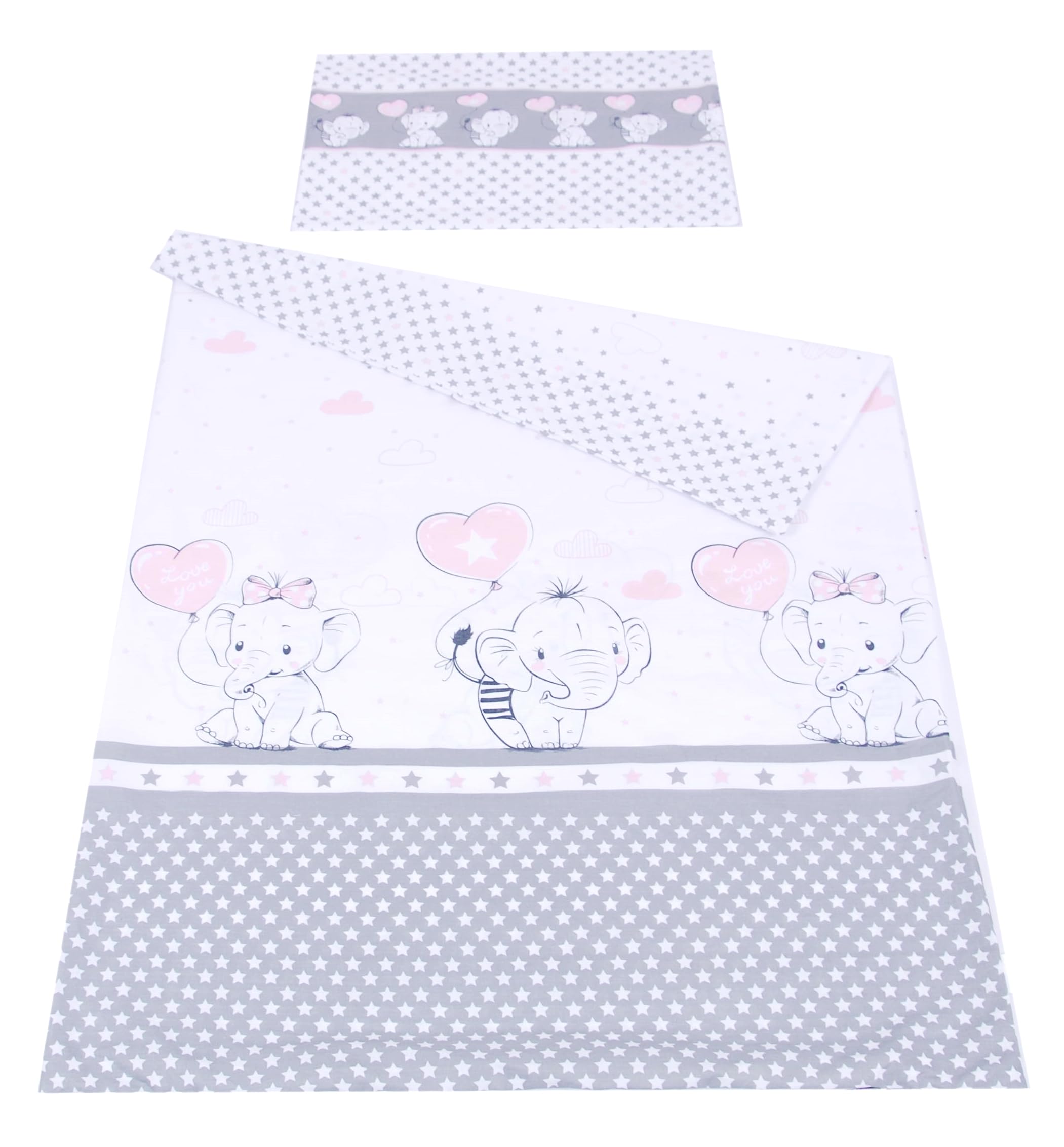 Babylux Kinderbettwäsche 100x135 cm – 2-teiliges Bettset aus 100% Baumwolle