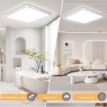 Fynokst LED Deckenleuchte 24W 3200lm – Quadratisch IP54 Badezimmer & Küche Ø30cm – Bild 6