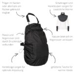 Hoppediz Fleece-Cover 3-in-1 – Wärmeschutz & Regenschutz für Babytragen & Tragetücher – Bild 7
