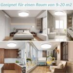 MGEELED LED Deckenleuchte 36W 4300LM 3000K – Energiesparend für Badezimmer & Wohnräume Ø23cm – Bild 8