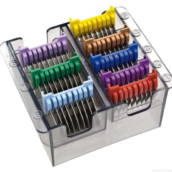Moser Wahl Ermila Aufsteckkämme 8er Set 3–25 mm – Edelstahl für Schermaschinen