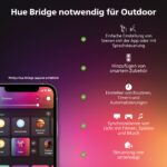 Philips Hue Appear Außen-Wandleuchte – Smart Home Gartenbeleuchtung mit 16 Mio. Farben – Bild 6