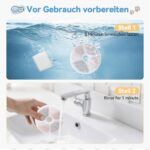 12er Set Ersatzfilter für FEELNEEDY 3,5L Katzenbrunnen FN-W08L/W08 – Vierfachfiltration – Bild 5