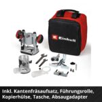 Einhell TP-RO 18 Set Li BL Akku-Oberfräse & Kantenfräse – Brushless 18V für Präzisionsarbeiten – Bild 8