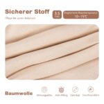 MIKAFEN Baby-Winterschlafsack mit Beinen & abnehmbaren Ärmeln – 100% Baumwolle, 3.5 tog – Bild 7