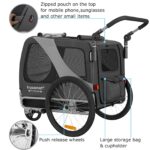 Tiggo DOGGYHUT® Premium Large 2in1 Fahrradanhänger & Hundebuggy – bis 35 kg – Bild 3