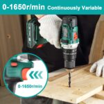 STANEW 20V Akku-Hammerbohrer 3-in-1 – Profi-Set mit 69 Zubehörteilen & 2 Akkus – Bild 6