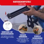 Tivoly T-Gun F300 Kartuschenpistole – Elektrowerkzeug-Adapter für Bohrmaschine & Schrauber – Bild 3