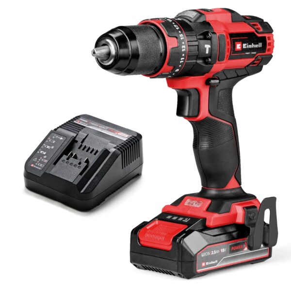 Einhell TE-CD 18/44 Li-i Akku-Schlagbohrschrauber – 44 Nm mit Power X-Change System