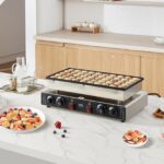 VEVOR Mini-Pfannkuchenmaker 50er – Kommerzielle Dorayaki-Maschine 1700W mit Doppeltemperaturregelung – Bild 8