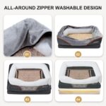 JOYELF Memory Foam Hundebett Small – Orthopädisches Hundebett mit waschbarem Bezug – Bild 7