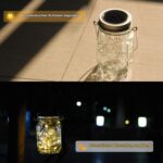 6er Set AUTOLA Solar Mason Jar Leuchten mit 30 LEDs – IP56 Gartenlaternen für Balkon & Terrasse – Bild 2