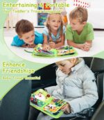 Zaxiva Busy Board 20-in-1 Montessori Quiet Book – Filz Bauernhof für Kinder ab 1 Jahr – Bild 7