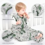 Yoofoss Sommerschlafsack 84cm 0.5 Tog 3er-Pack – Bio-Baumwolle für 12–18 Monate – Bild 6