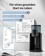 HEYVALUE Flaschenzubereiter – Warmwasser in 25 Sekunden mit 4 Temperaturstufen & Nachtlicht – Bild 9