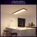 Philips Hue Aurelle LED Panelleuchte 120x30 cm – Smart Home Deckenleuchte mit Sprachsteuerung – Bild 4